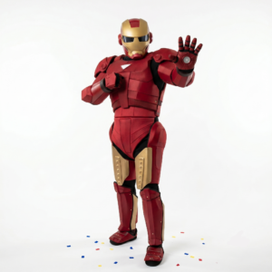 Red Armored Hero Character