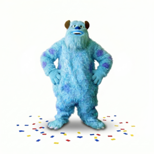 Blue Furry Monster Character
