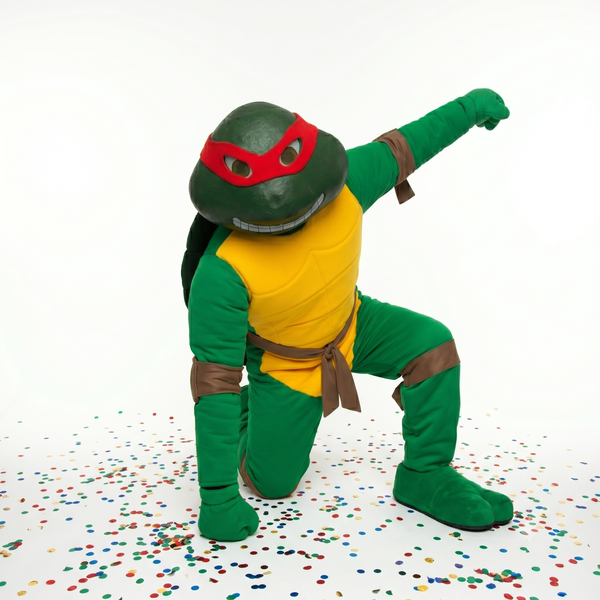Orange Mask Ninja Turtle Character - Image 2