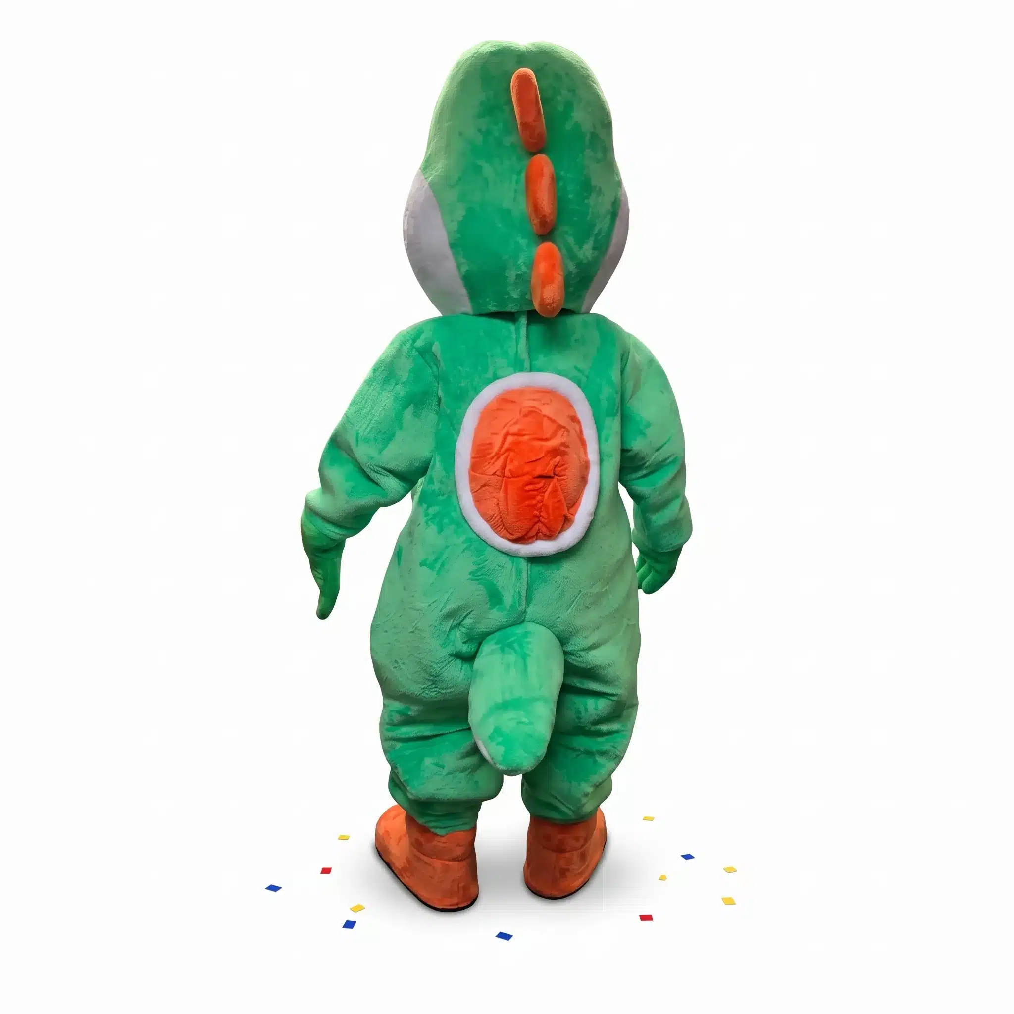Friendly Green Dinosaur Mascot - Image 3
