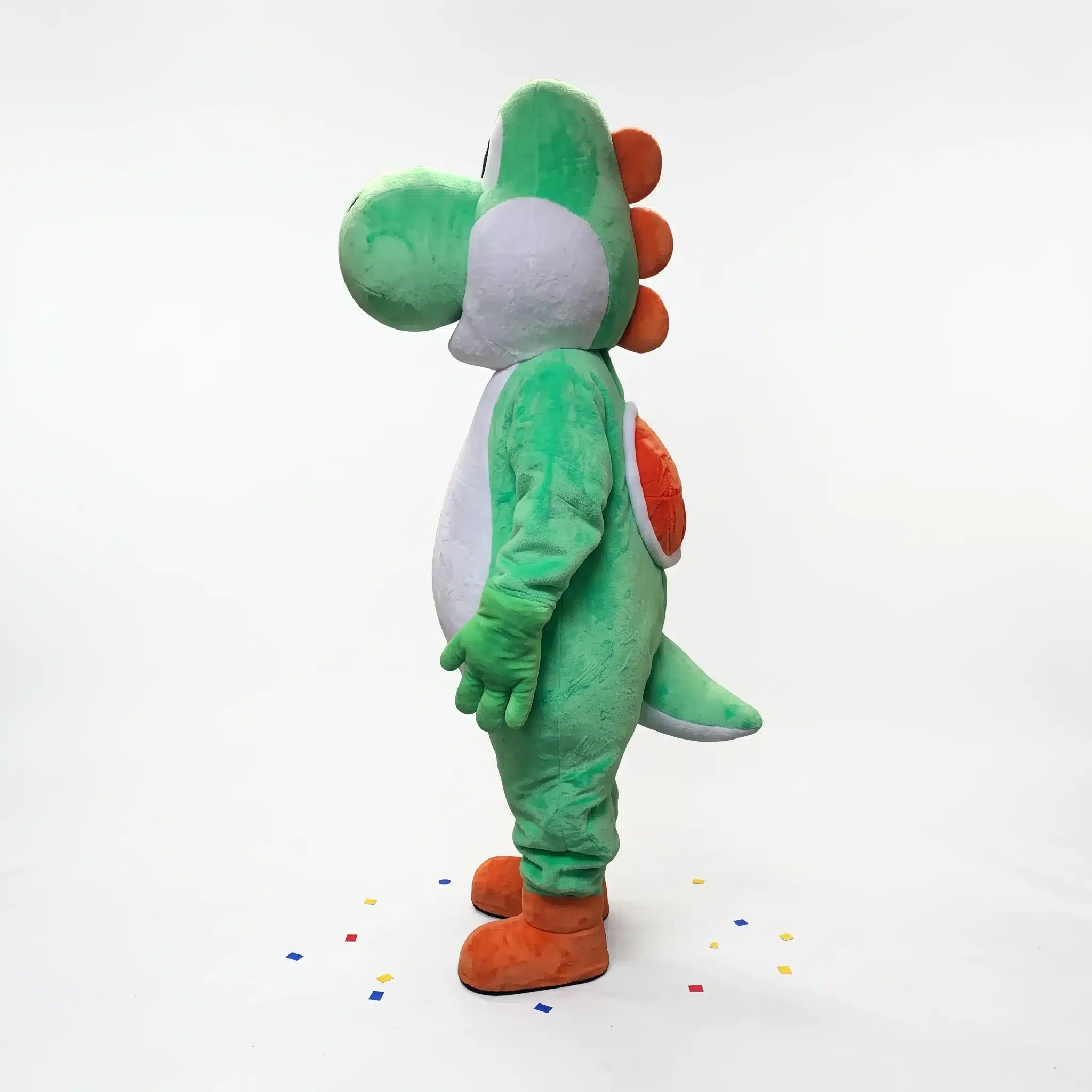 Friendly Green Dinosaur Mascot - Image 2